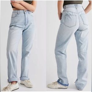 NWT Free People CRVY Straight Shooter Jeans - 28 Casual Friday